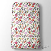 Cream Pichwai Lotus Pink Floral Jaal